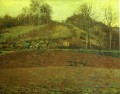 ploughland 1874 Camille Pissarro scenery